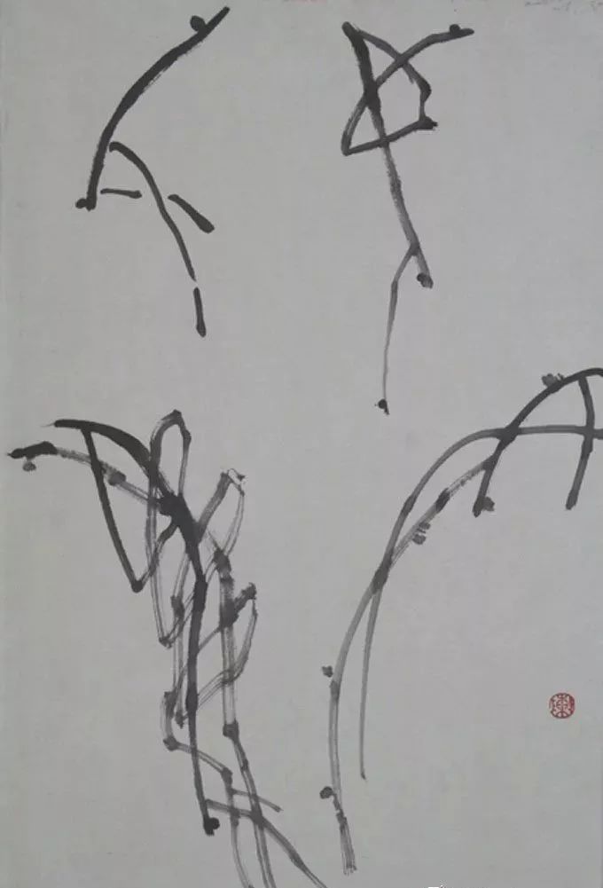 国画写意葡萄绘画过程:果实,叶子,藤条的画法