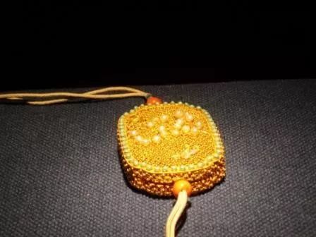 宋代双龙金香囊,现藏于安徽省博物馆,为国家一级文物.