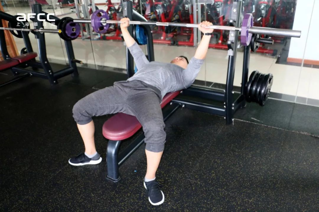 杠铃上斜板卧推