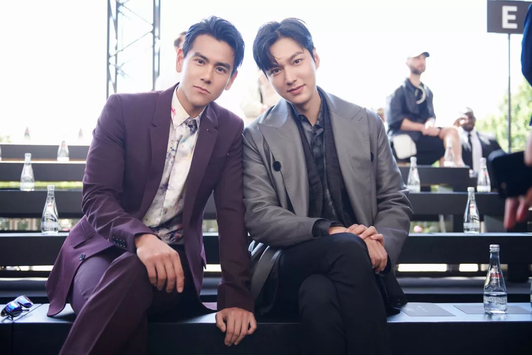 男装周上彭于晏李敏镐同台帅得不分上下宋茜蓝色西装大出风头