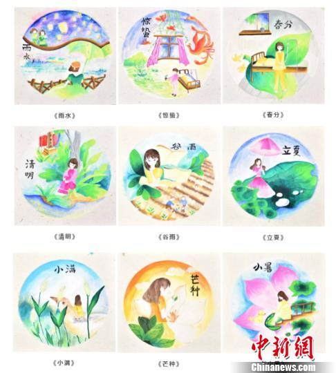 浙江台州12岁重症女孩手绘二十四节气图感悟生命真谛