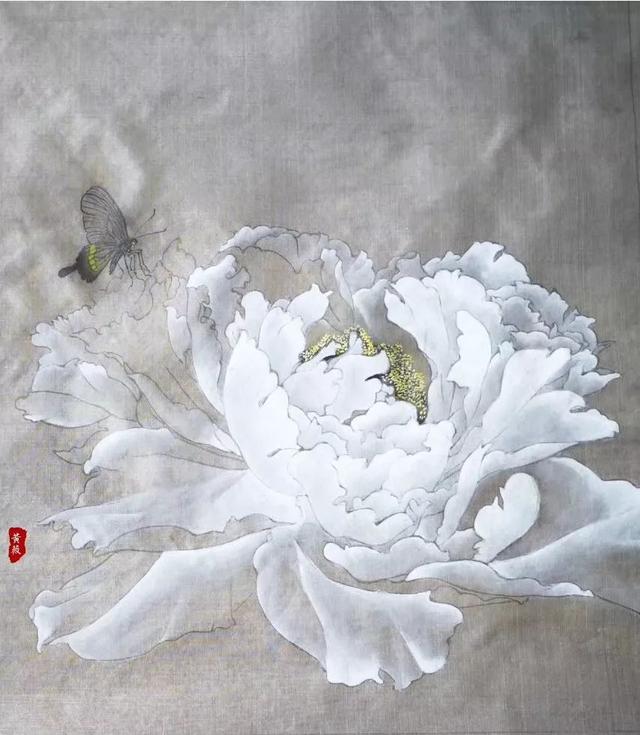 黄薇工笔画作品