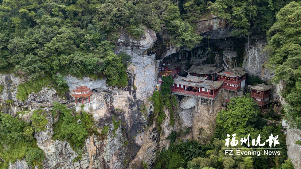 永泰十景评选活动丨方广岩:奇岩上的悬空古寺__凤凰网