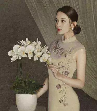 刘雯的这张气势十足,将东方美与国际感相结合.