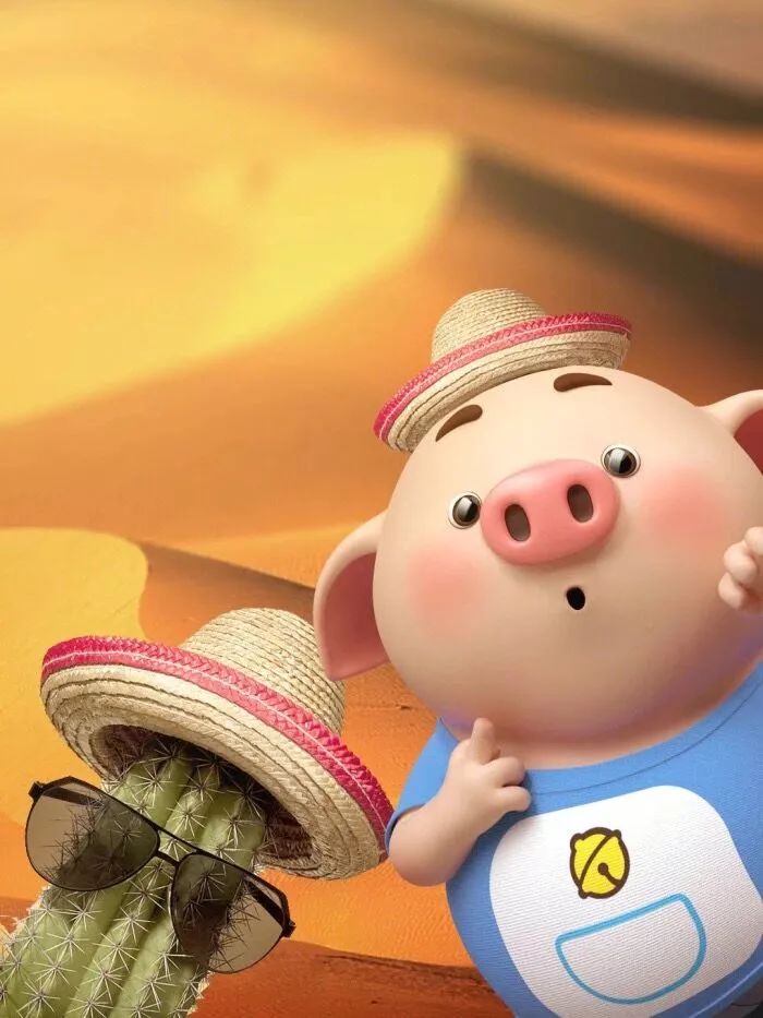 2019"猪"事顺意!刷爆抖音的猪猪壁纸!