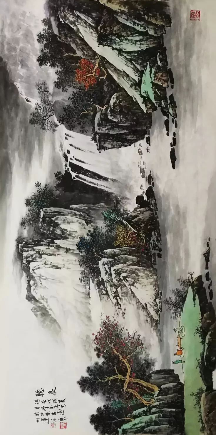 风景这边唯好中国画家单玉清山水作品鉴赏