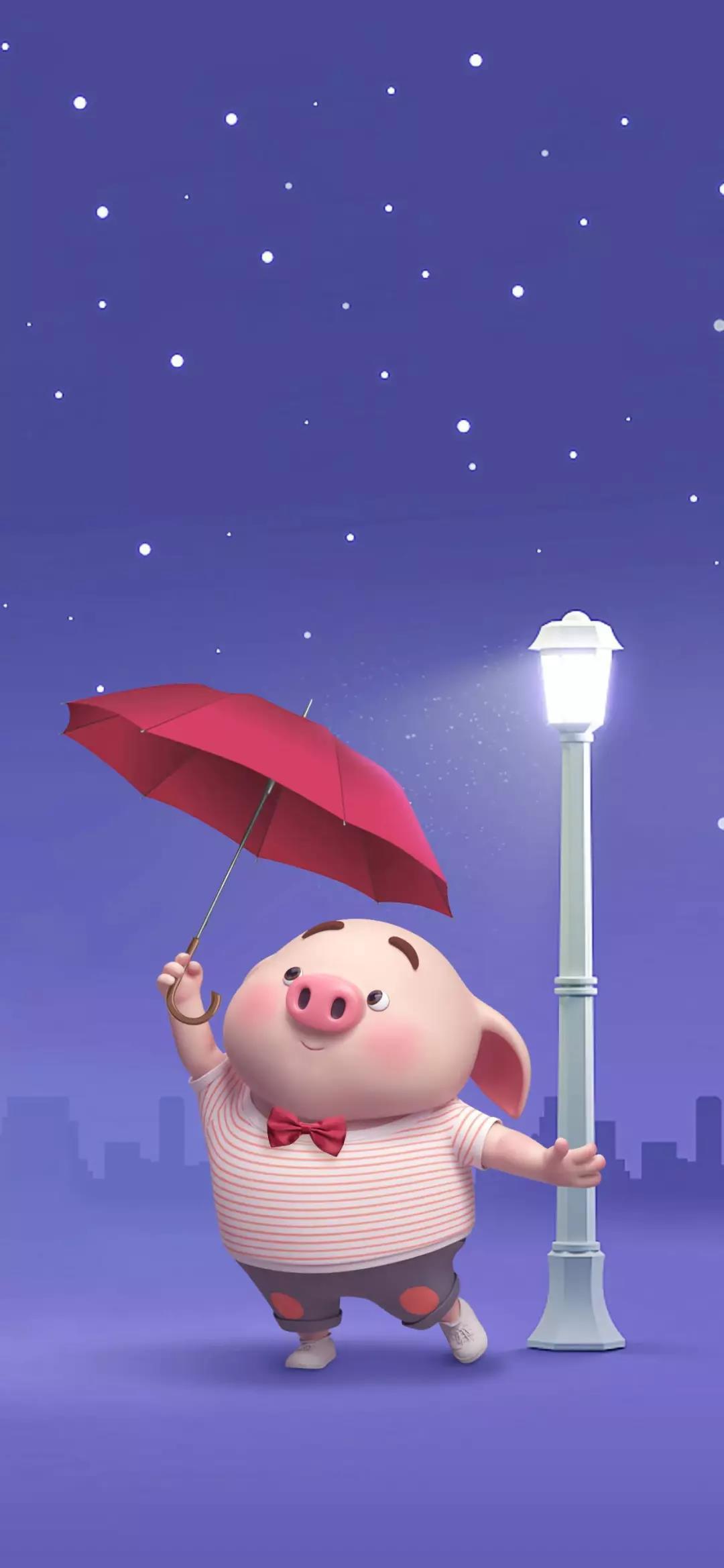 hi维修 | 2019年生肖萌猪壁纸,萌到犯规