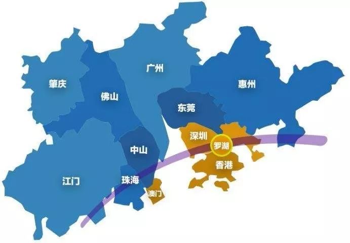 从地图上来看,中国有粤港澳,杭州湾,渤海湾,胶州湾,北部湾五大湾区