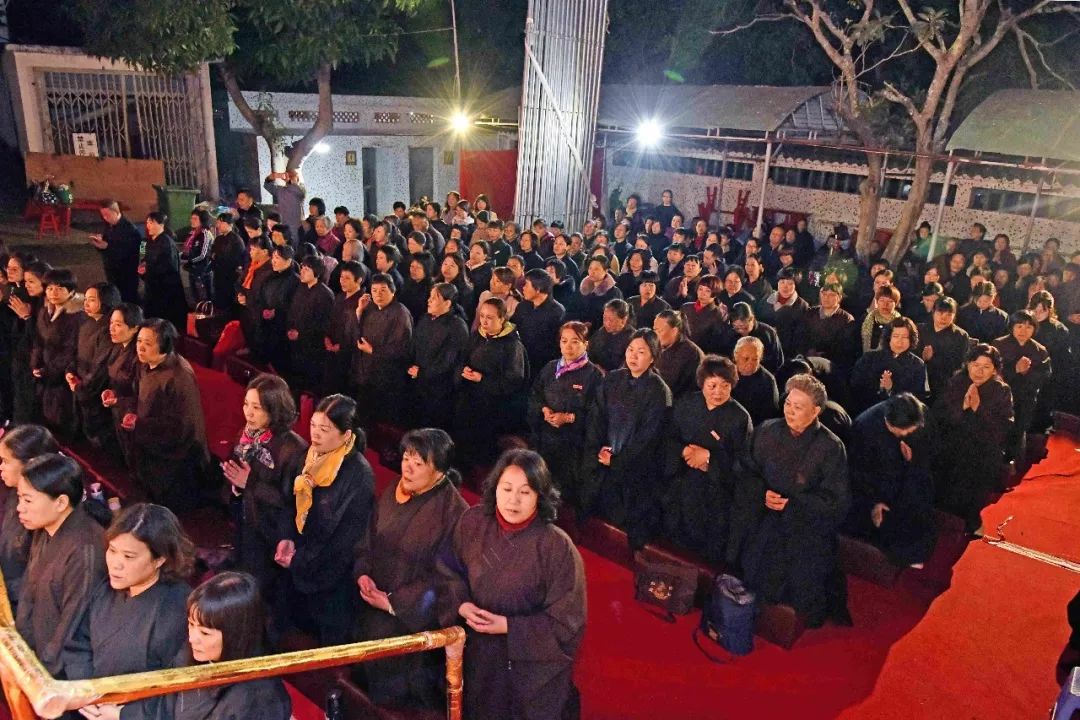 巨峰禪寺戊戌年水陸法會第六天丨七大士圓滿瑜伽焰口法會