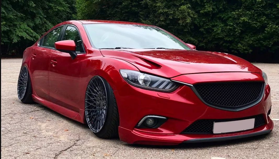 烟雾缭绕-魂动红马自达6阿特兹 改装视觉大片__凤凰网