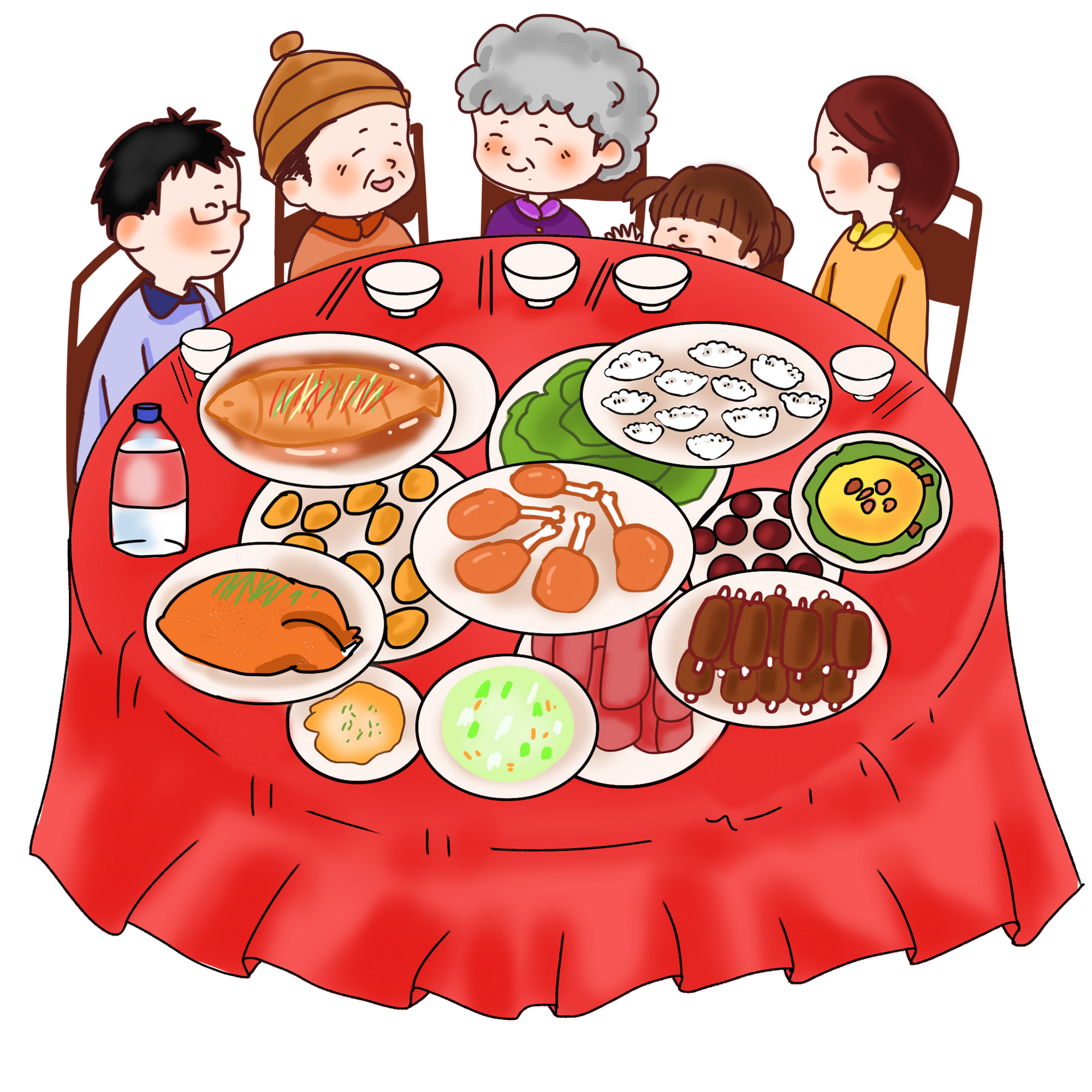 旧时北京人过年要吃荸荠,荸荠谐音必齐,说的就是新年亲人必须齐全
