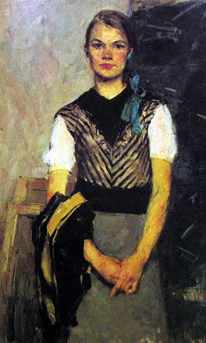 幽雅清丽--中国画家全山石人物肖像油画作品赏析