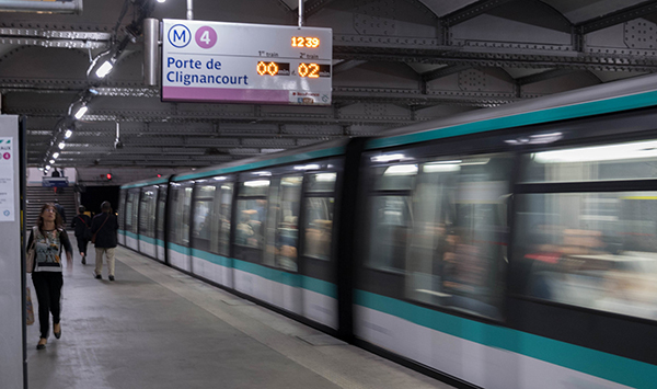 巴黎地铁一号线图片