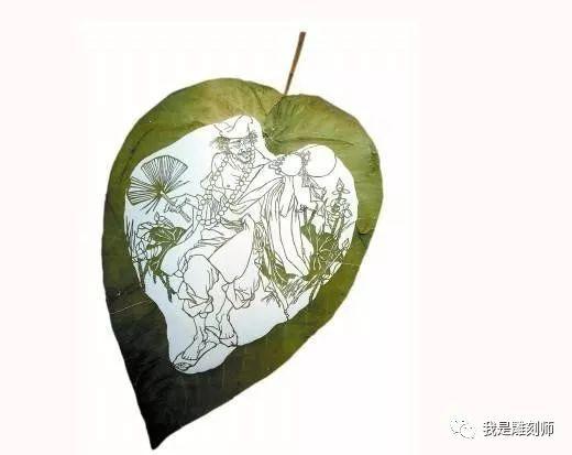 一叶一世界,雕刻在叶子上的艺术__凤凰网