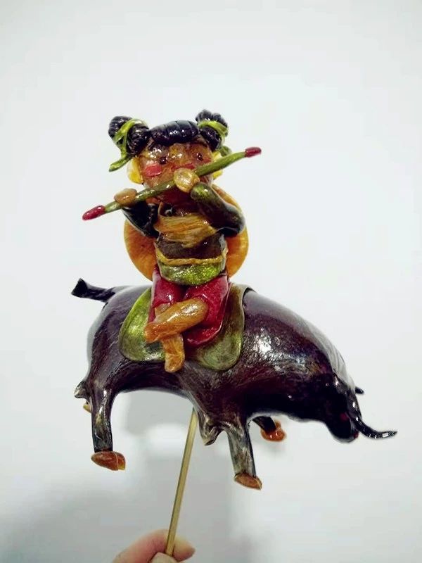 吹出来的精美小糖人