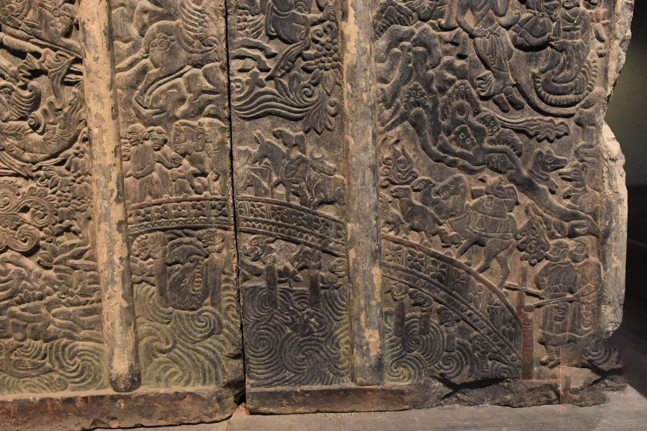 出土文物中最神秘的一组展品——安伽墓石门、围屏石榻__凤凰网