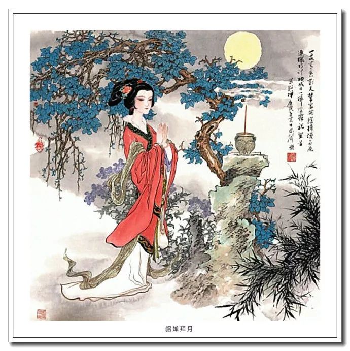 意象雅秀-中国画家郑家声古典仕女画作品赏析__凤凰网