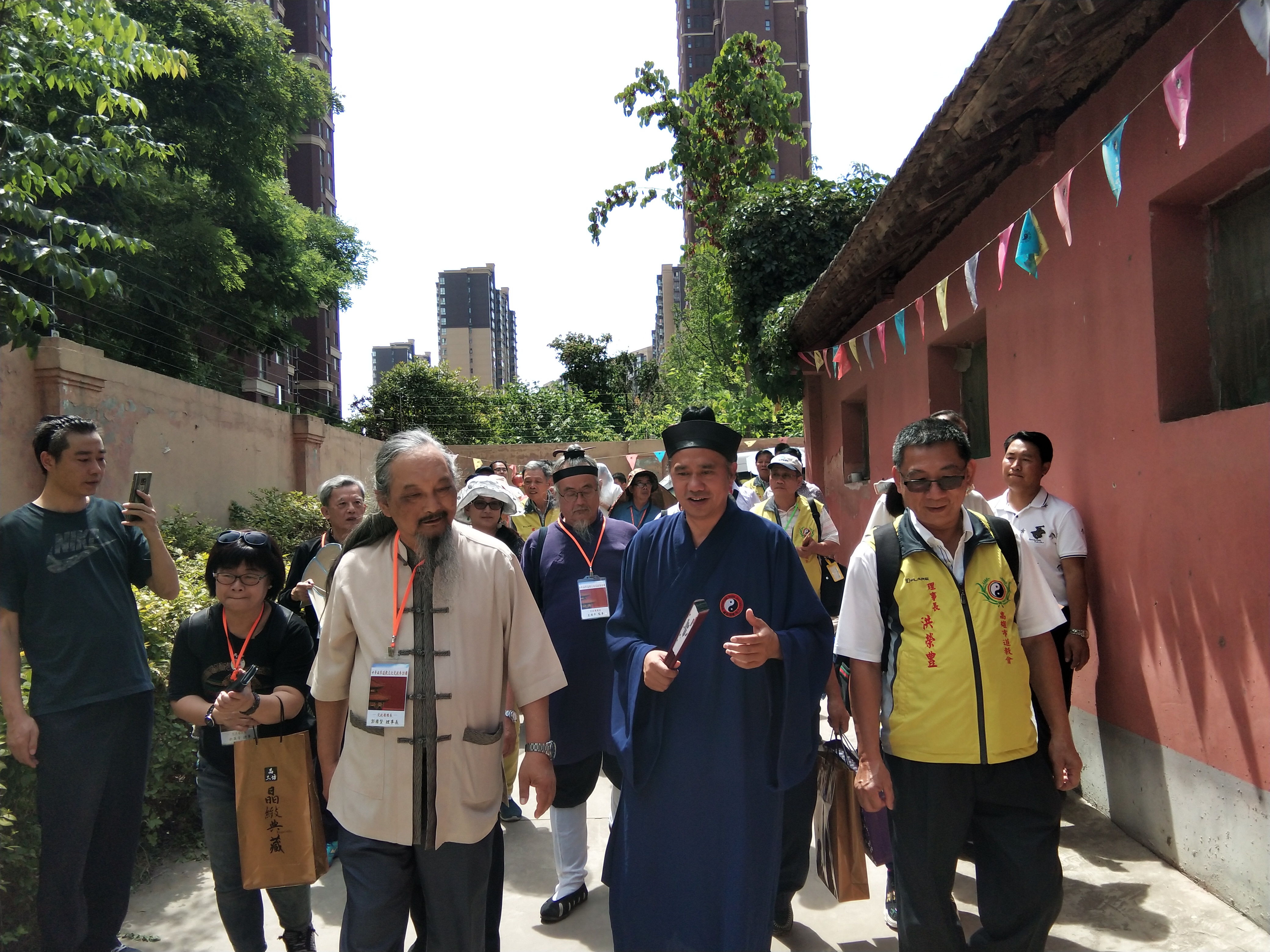 黄世真道长会见台湾中华太乙净土道教会郭国贤理事长一行