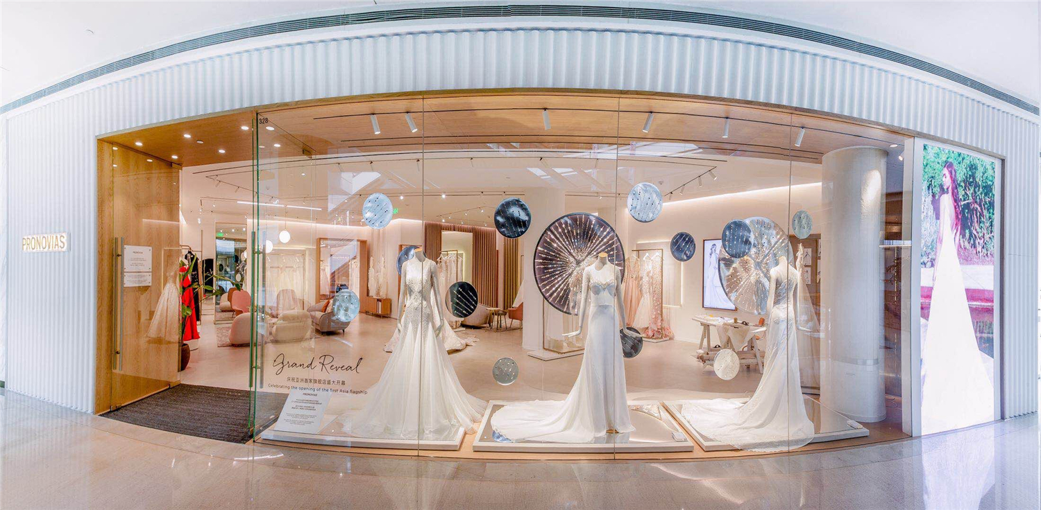 pronovias亚洲首家上海恒隆旗舰店盛大开业