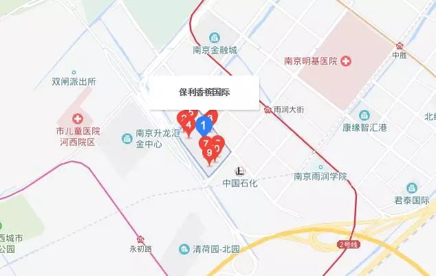 南京明基医院地图图片