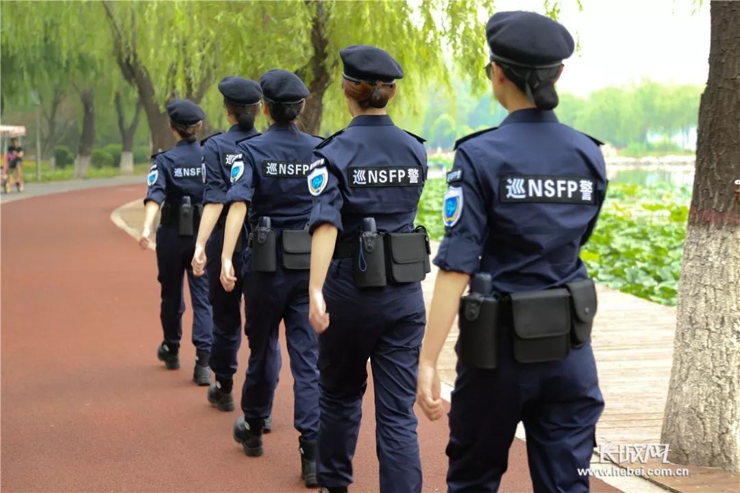 铿锵玫瑰在唐山南湖惊艳绽放女子巡逻队正式亮相啦