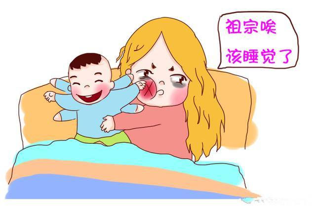 "妈妈我不想睡"宝宝晚睡害处多,宝妈用妙招让他乖乖早睡