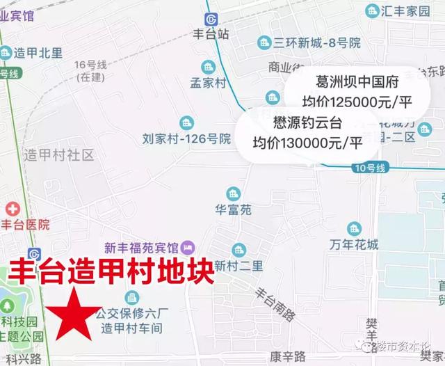 北京西南四环不限价地遭热抢,中海近80亿摘得丰台新地王