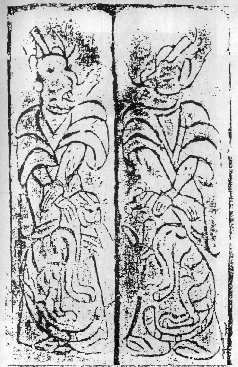 凶颜吉像以门神神荼郁垒为例