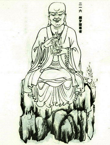 五百罗汉216颇多堕尊者全称宾头卢颇罗堕为十六罗汉第一尊