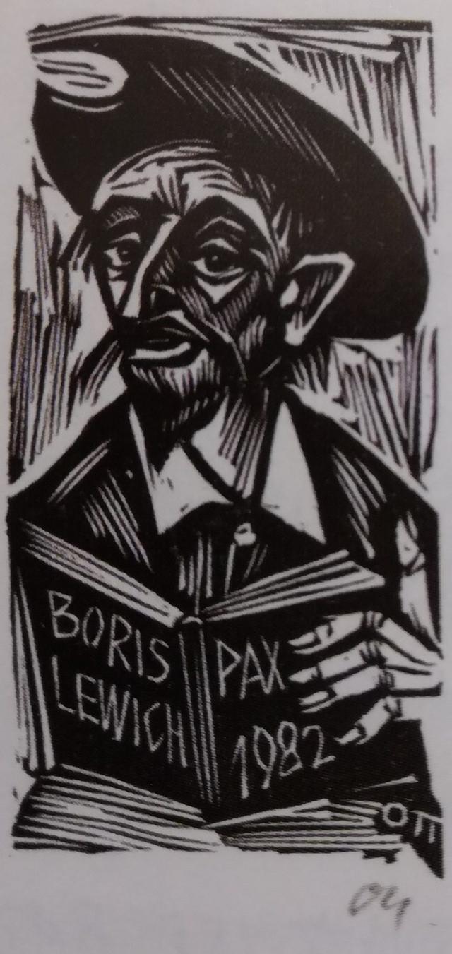 此类藏书票数量较多,艺术家凭籍着自己对人物的理解,描绘了画面主人