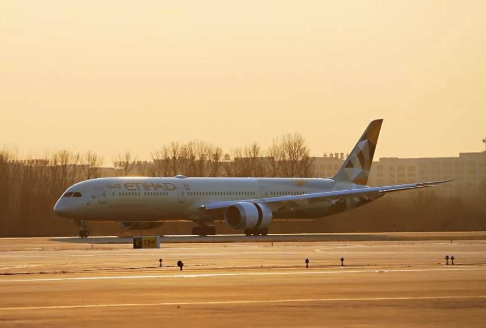 阿提哈德用梦想整4年:更大的787-10投入北京每日班次