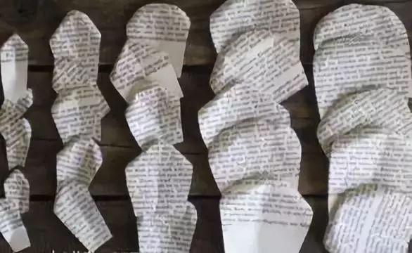 一件报纸,纸浆作品的问世,包含两个能力:造型能力与色彩能力,如果你有