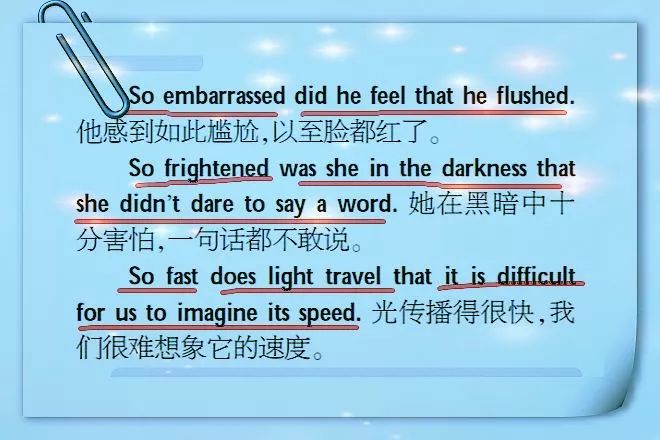 初中英语倒装句热门考点精讲,附经典例句,好懂好记!