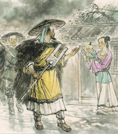 大禹的父亲治水失败,他子承父业,帮助人民渡过难关