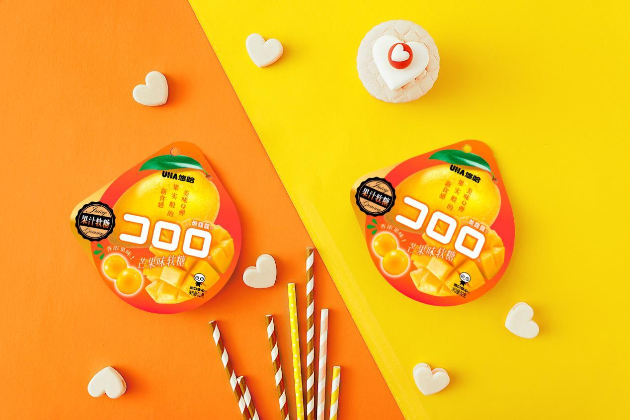 扫"芒"一下,悠哈芒果味酷露露新品上市