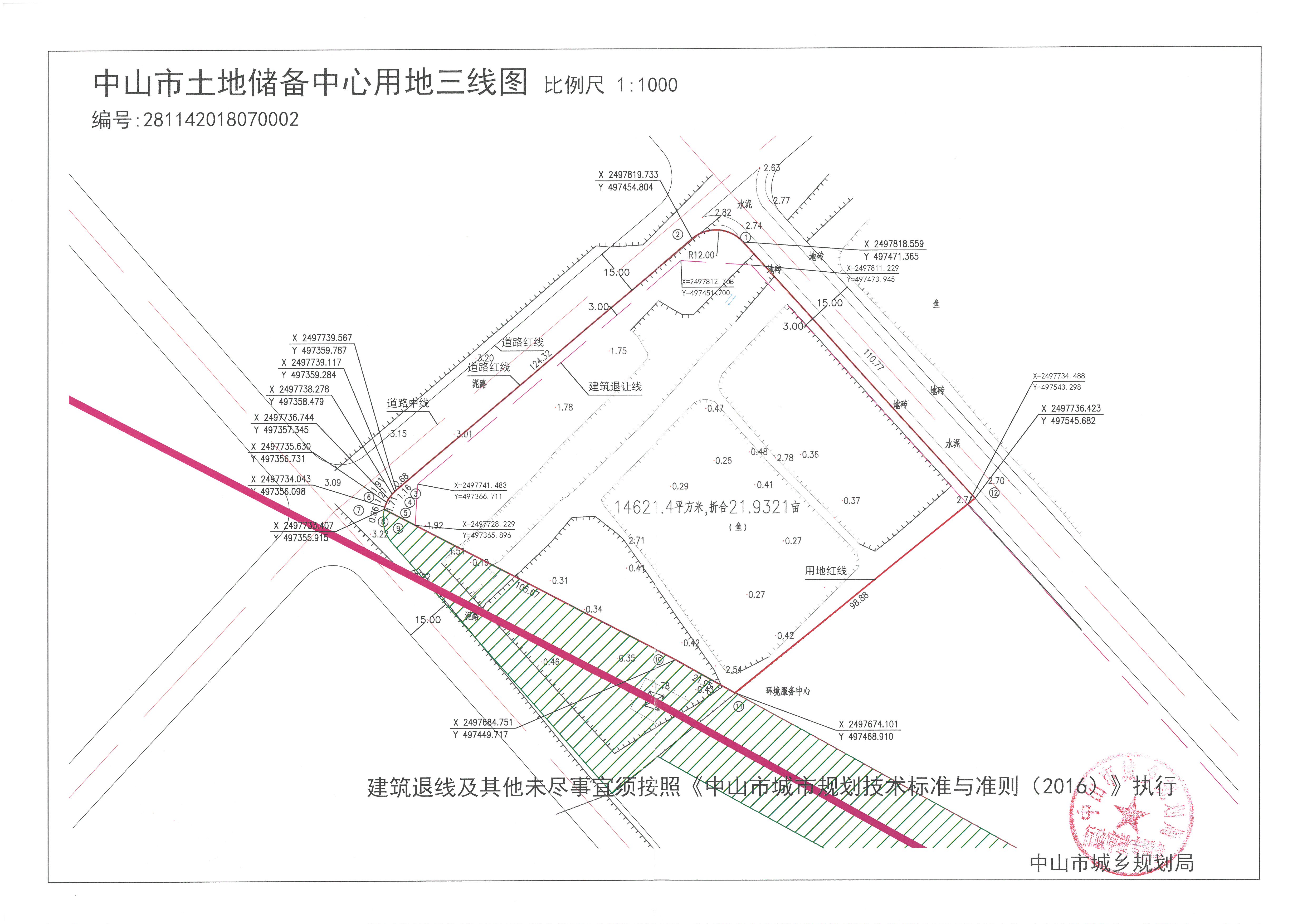 用地三线图图片