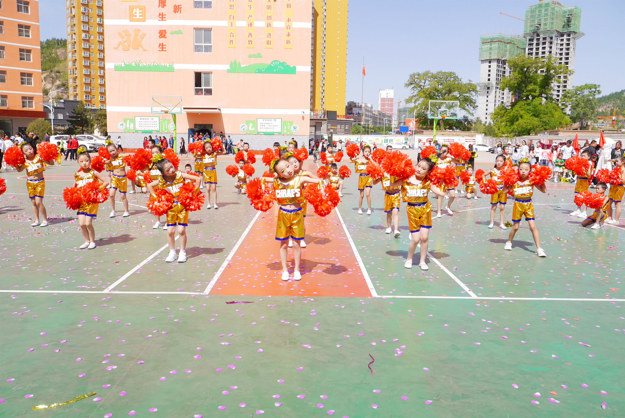 花开新时代 追梦新征程——陕西子长县齐家湾中学举行庆六一活动