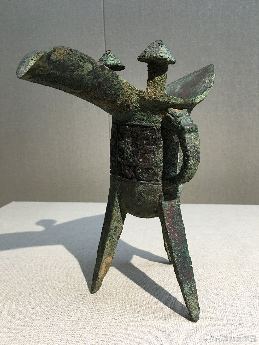 凤鸟纹貘首青铜提梁卣