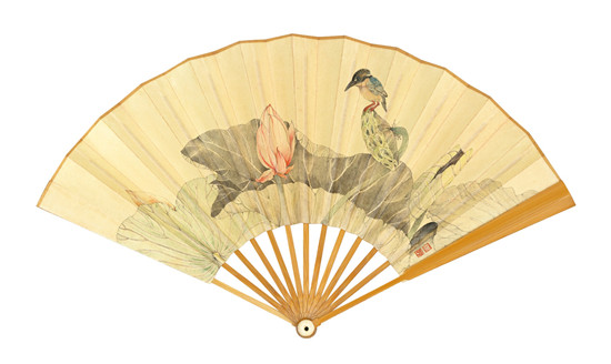 南京文人书画家曹清精心绘制超写意扇面绘画作品欣赏