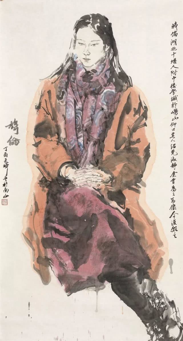 盛天晔水墨人物画作品欣赏