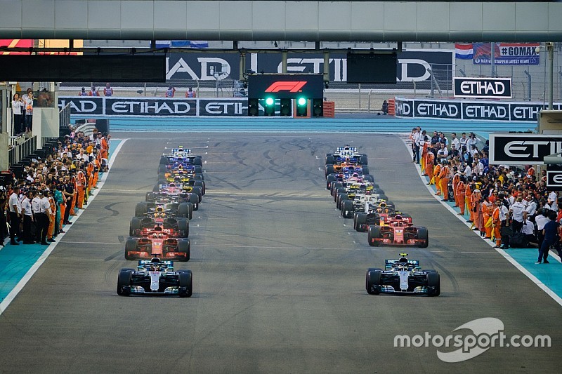 f1创建自主模拟系统以测试全新发车编队形式