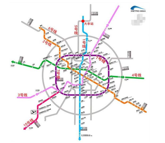 二郎环线地铁线路图图片