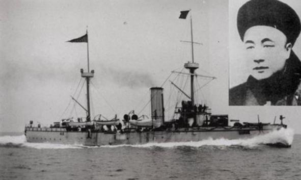 在"致远"号全舰燃