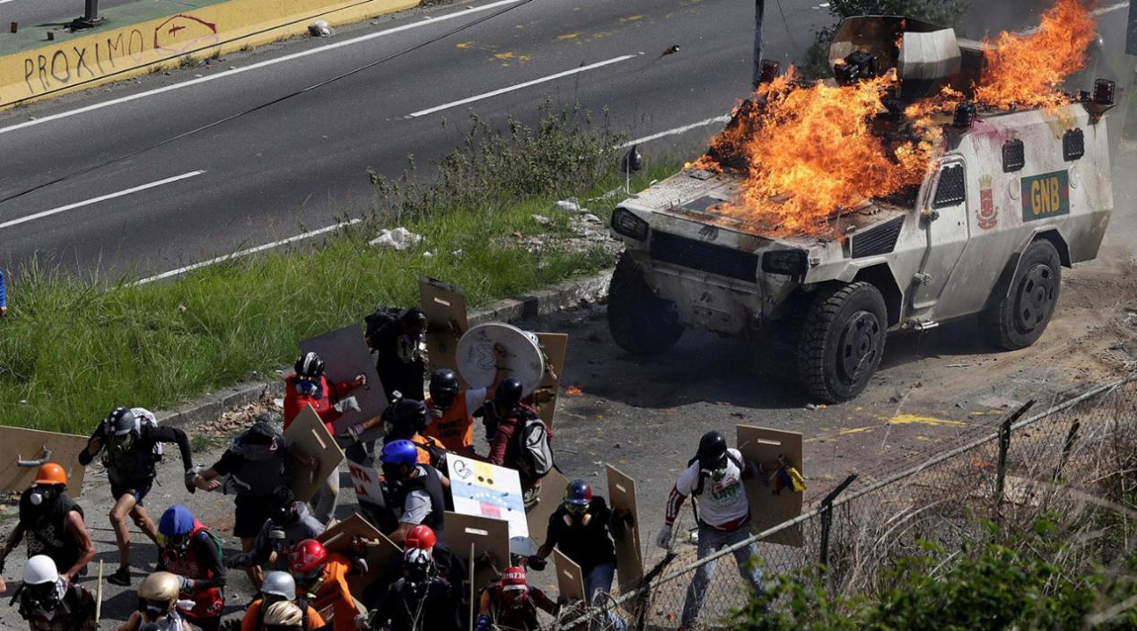 委内瑞拉内乱出现新局势,反美趋势愈演愈烈,美国神经彻底绷紧