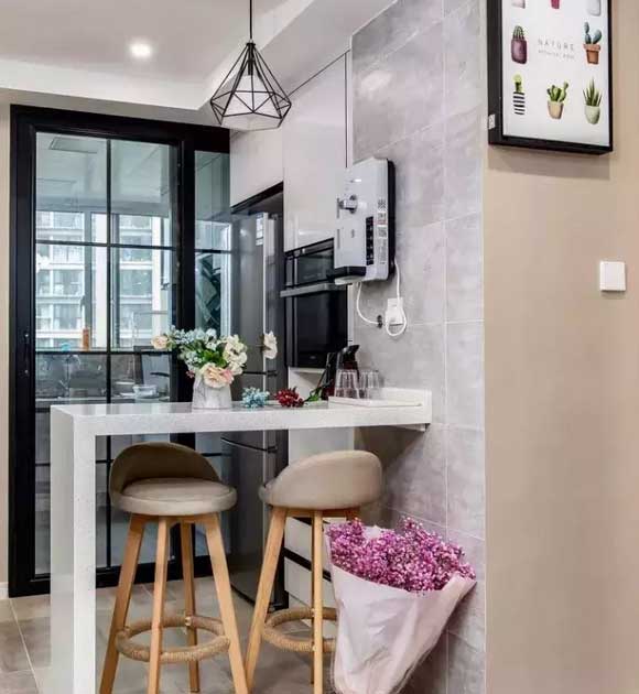 吧台装修这样做,打造有情调的家居空间,小资生活真惬意!