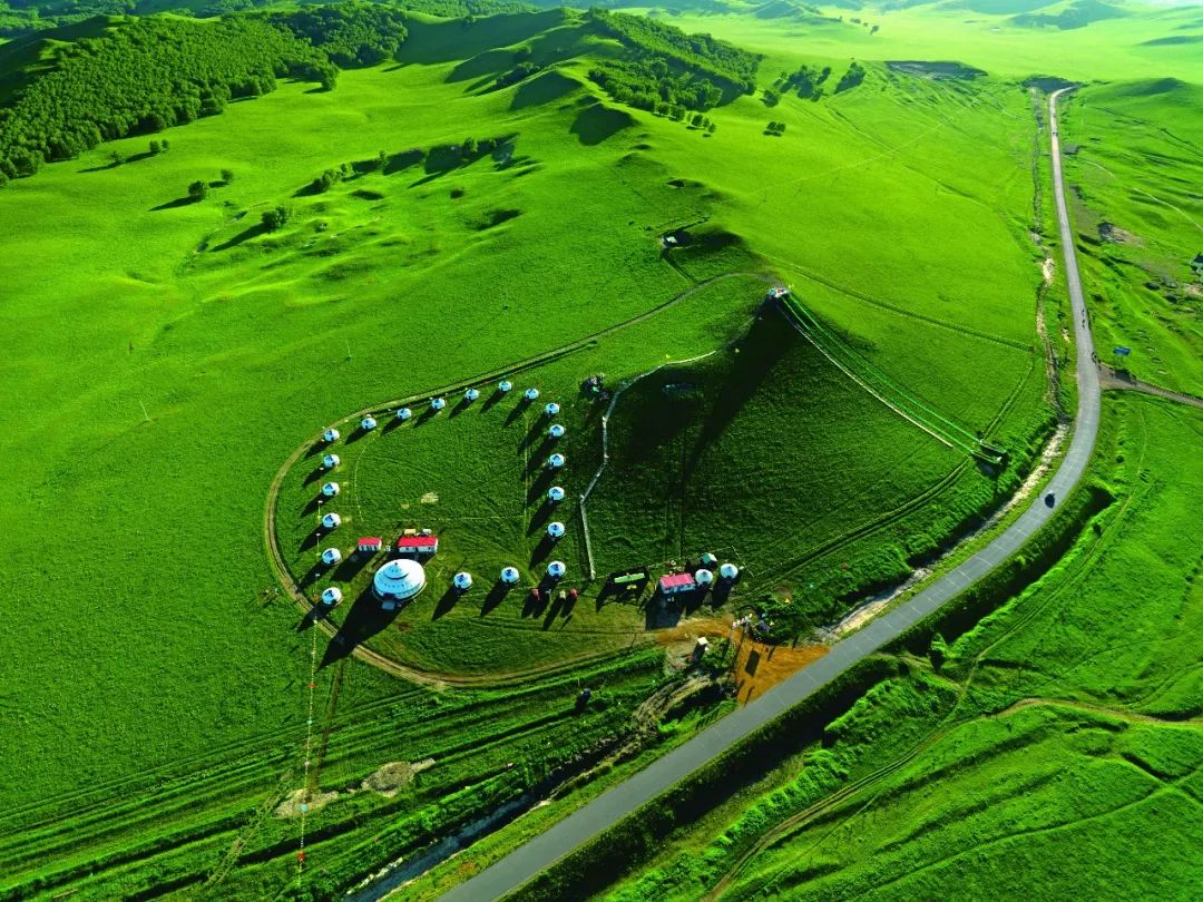 航拍中国内蒙古路线图图片
