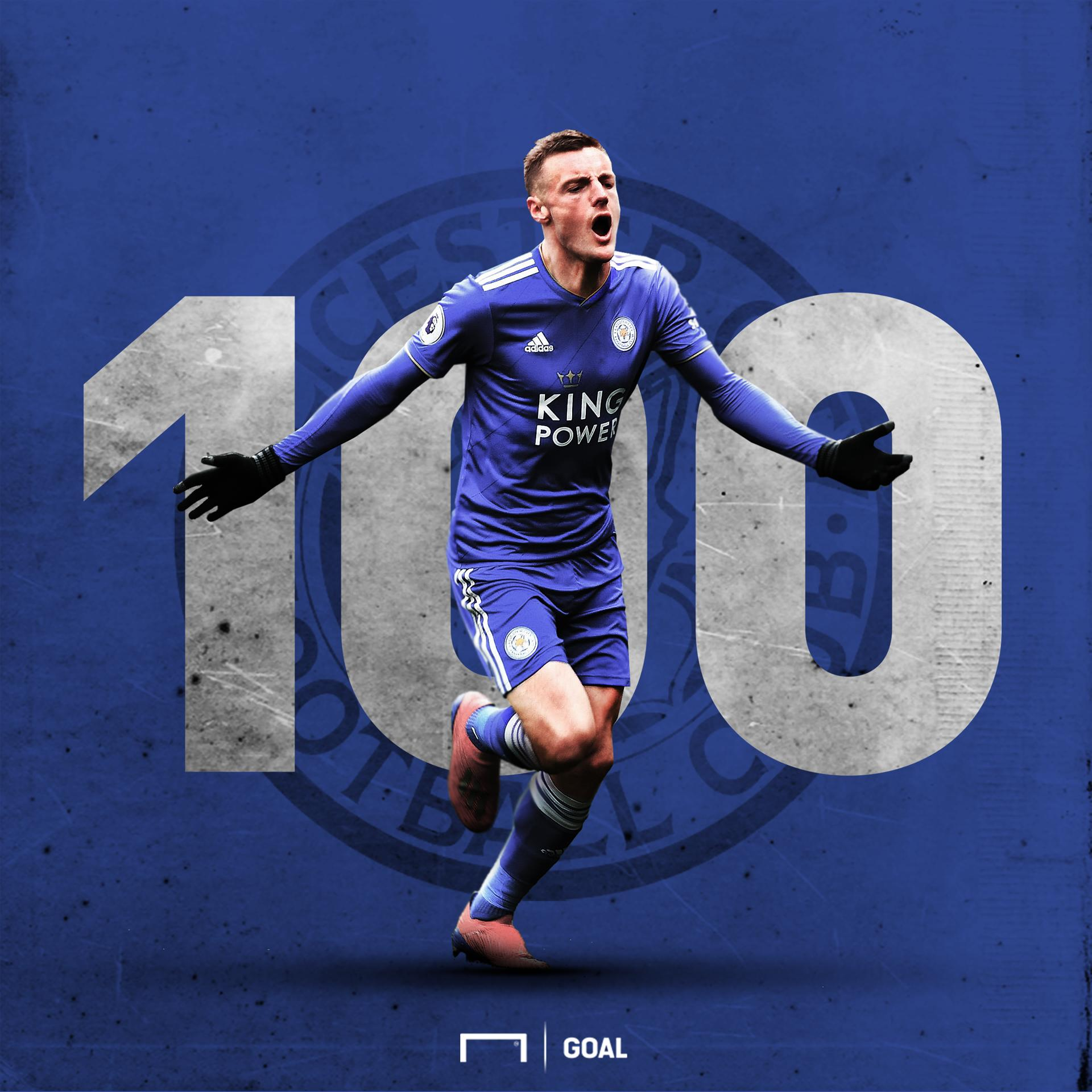 队史第一人,瓦尔迪斩获个人代表莱斯特的第100粒进球