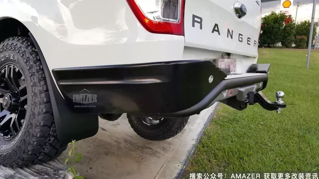 白色福特Ford Ranger的ARB改装__凤凰网