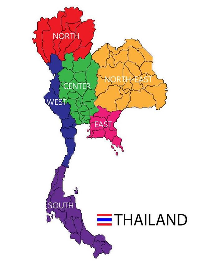 泰国的行政区划及级别图片