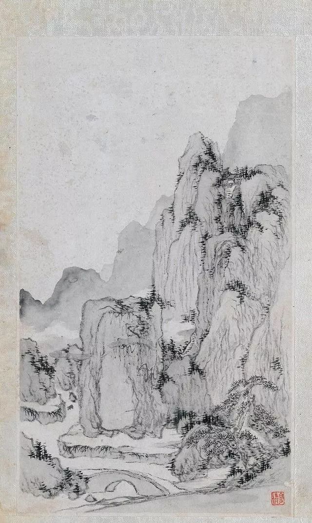 郑旼《黄山八景图册》简淡高古 清幽澹逸__凤凰网